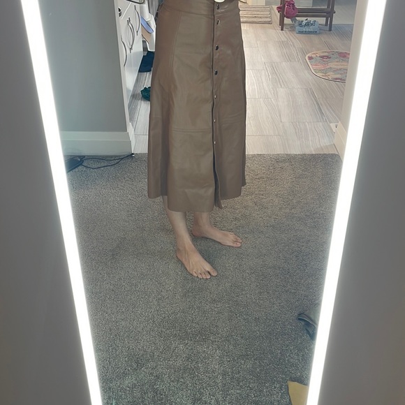 Zara Dresses & Skirts - High waisted zara leather skirt